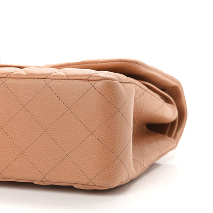 Chanel Caviar Quilted Jumbo Double Flap Light Brown 5 of 8