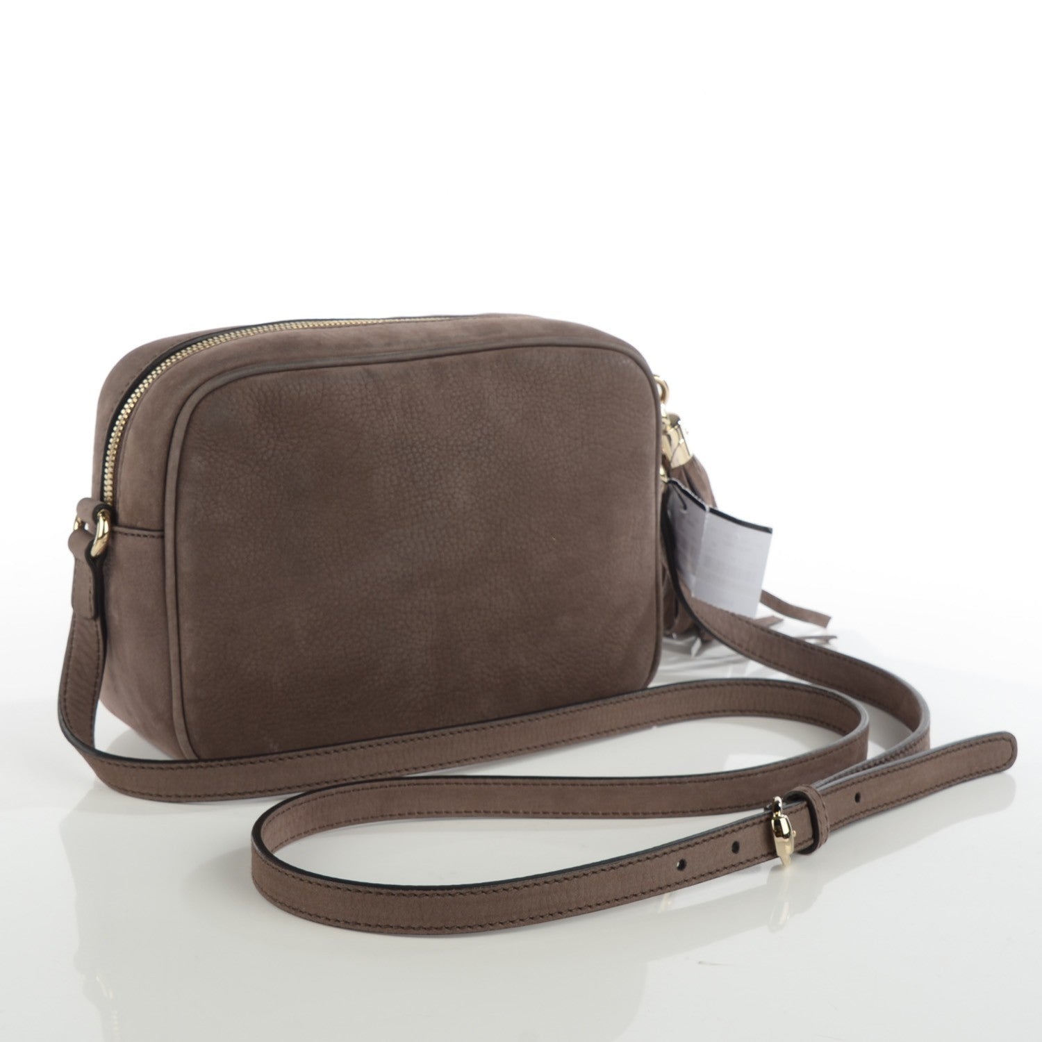 Gucci Vitello Range Small Soho Disco Bag Grey Field 3 of 7