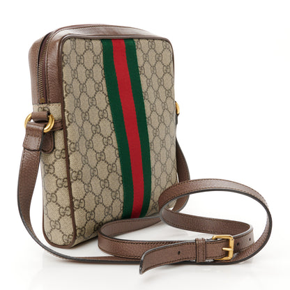 Gucci GG Supreme Monogram Web Small Ophidia Messenger Bag Brown 3 of 11