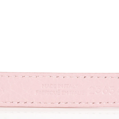 Balenciaga Agneau Giant 12 Gold Hardware Triple Tour Bracelet S Rose Poudre 6 of 8