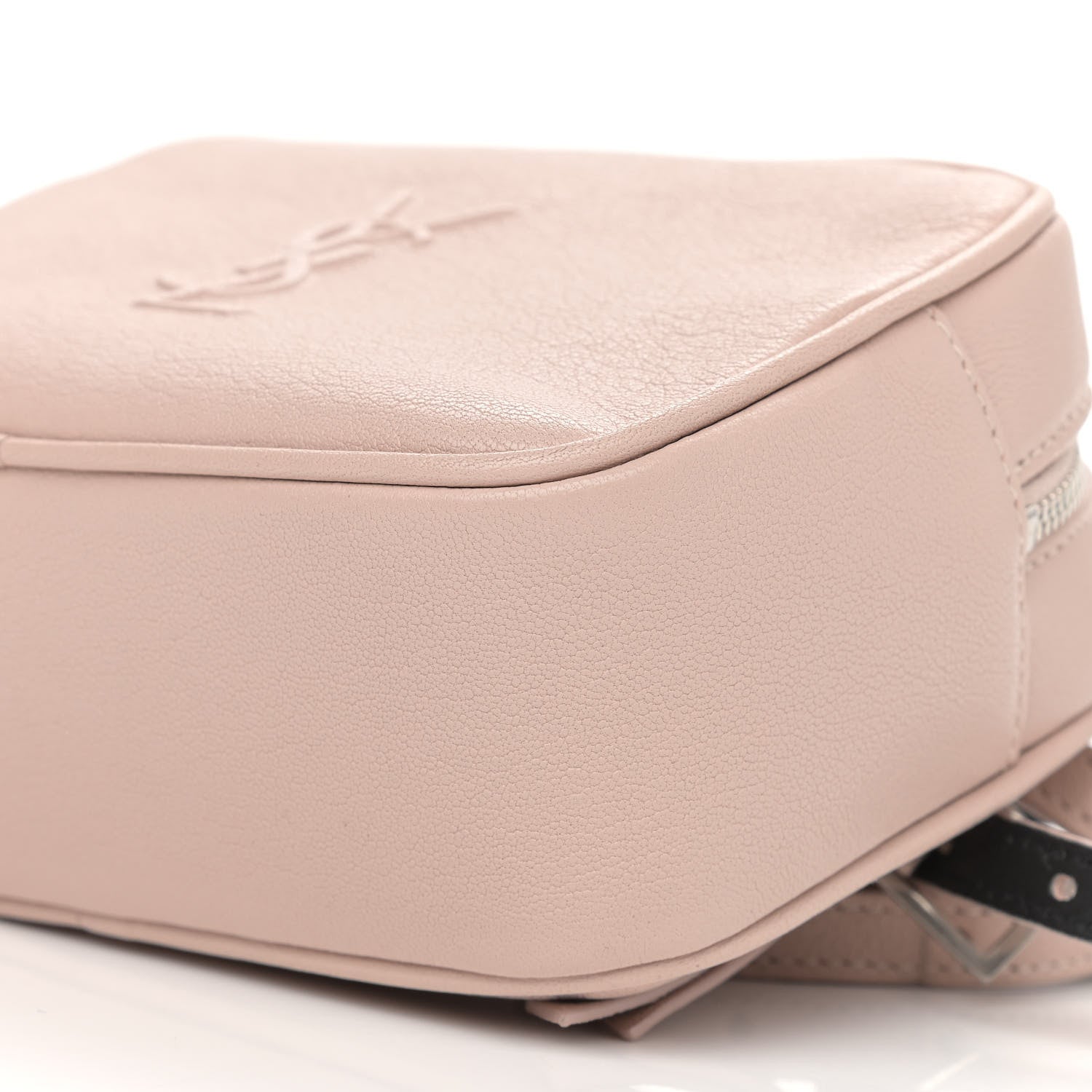 Saint Laurent Lambskin Monogram Lou Belt Bag Marble Pink 9 of 12