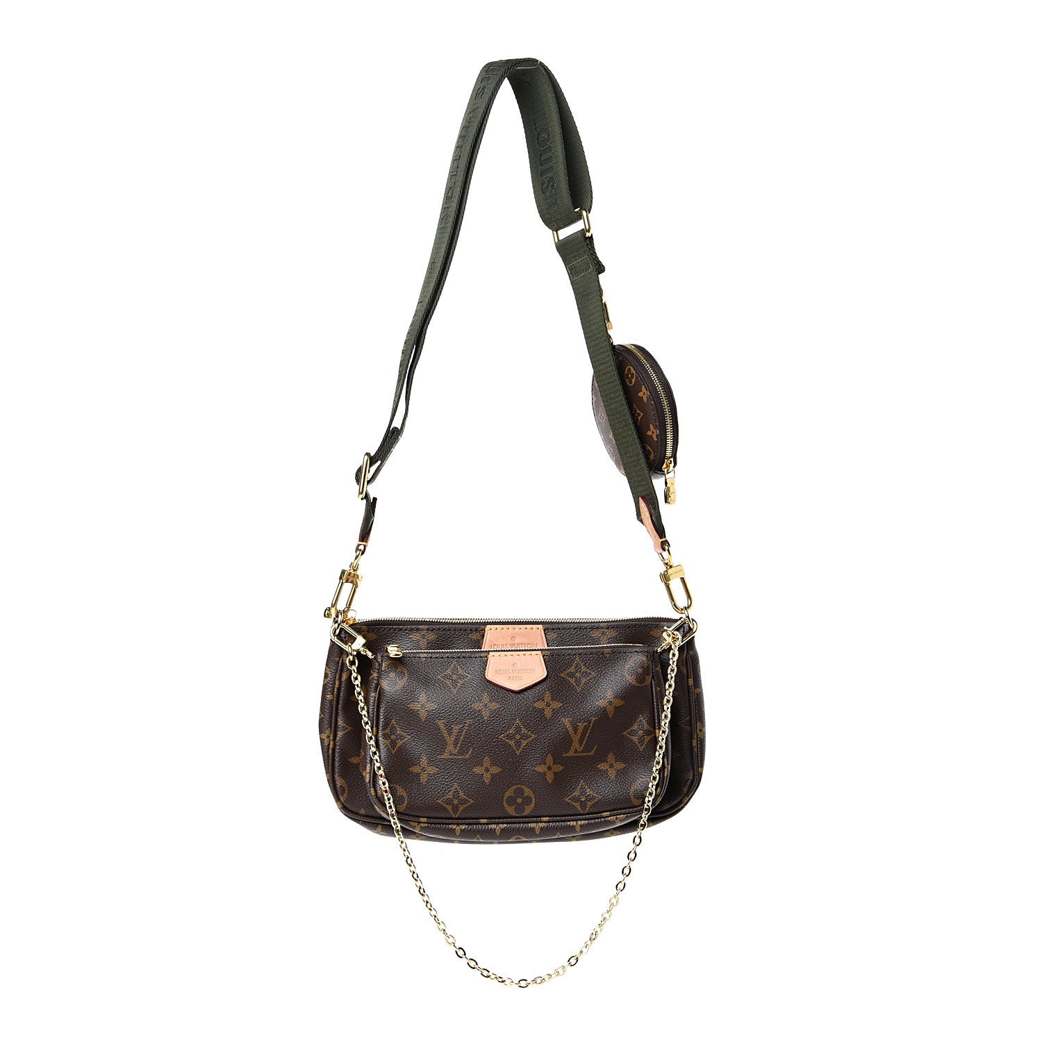 Louis Vuitton Monogram Multi Pochette Accessories Kaki 1 of 13
