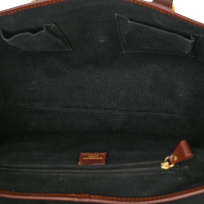Burberry Haymarket Check Buckle Satchel 5 of 12
