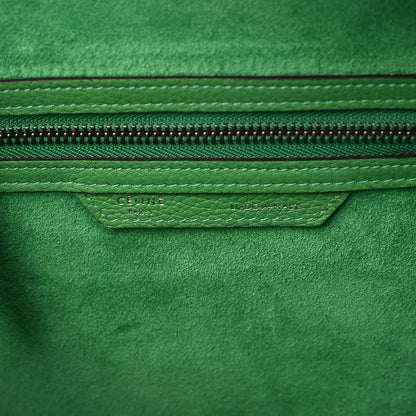 Celine Drummed Calfskin Micro Luggage Mint 7 of 12
