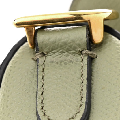 Christian Dior Grained Calfskin Mini Saddle Bag Sage Green 12 of 16