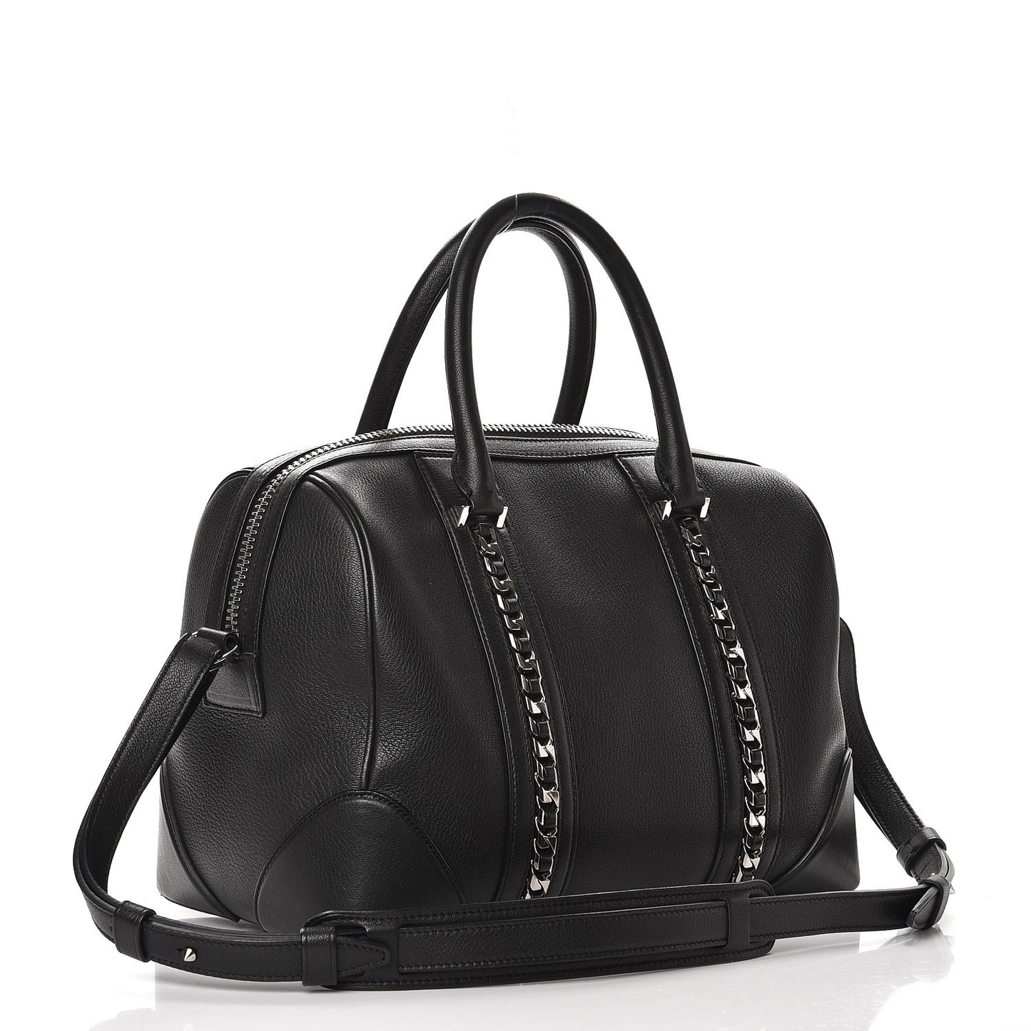 Sugar Goatskin Medium Chain Animation Lucrezia Black