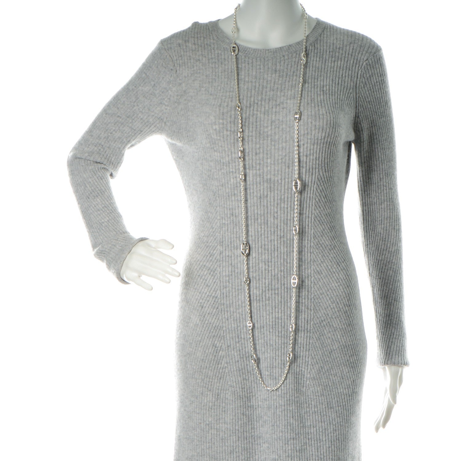 Hermes Sterling Silver Farandole Necklace 160 2 of 5