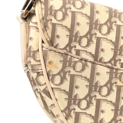 Christian Dior Monogram Vintage Flowers Saddle Bag Beige 20 of 21