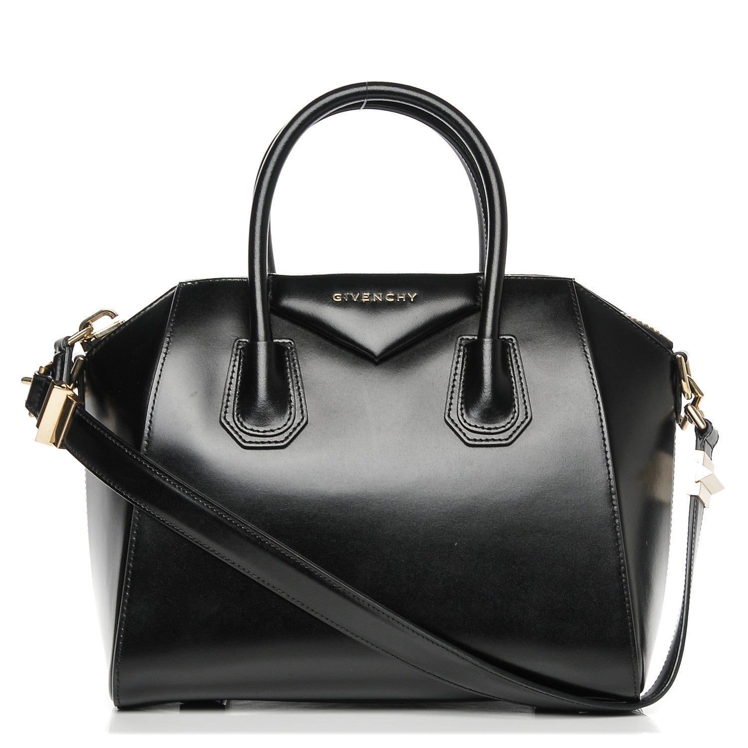 Givenchy Shiny Lord Calfskin Small Antigona Black 1 of 6