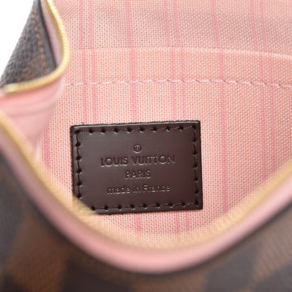 Louis Vuitton Damier Ebene Neverfull MM GM Pochette Rose Ballerine 5 of 6
