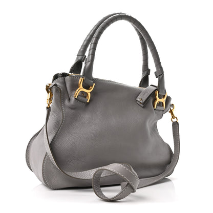 Chloe Calfskin Medium Marcie Satchel Cashmere Grey 3 of 11