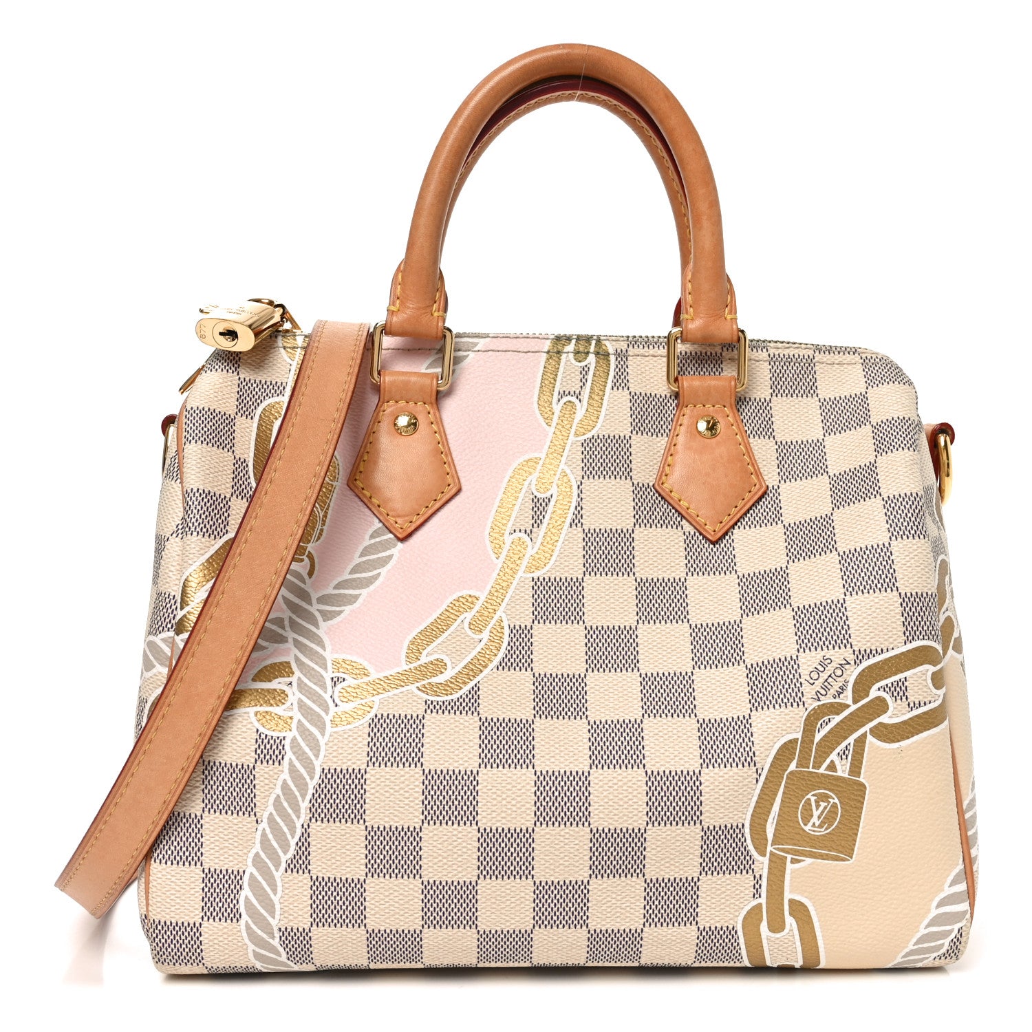 Louis Vuitton Damier Azur Nautical Speedy Bandouliere 25 2 of 19