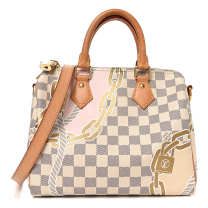 Louis Vuitton Damier Azur Nautical Speedy Bandouliere 25 2 of 19