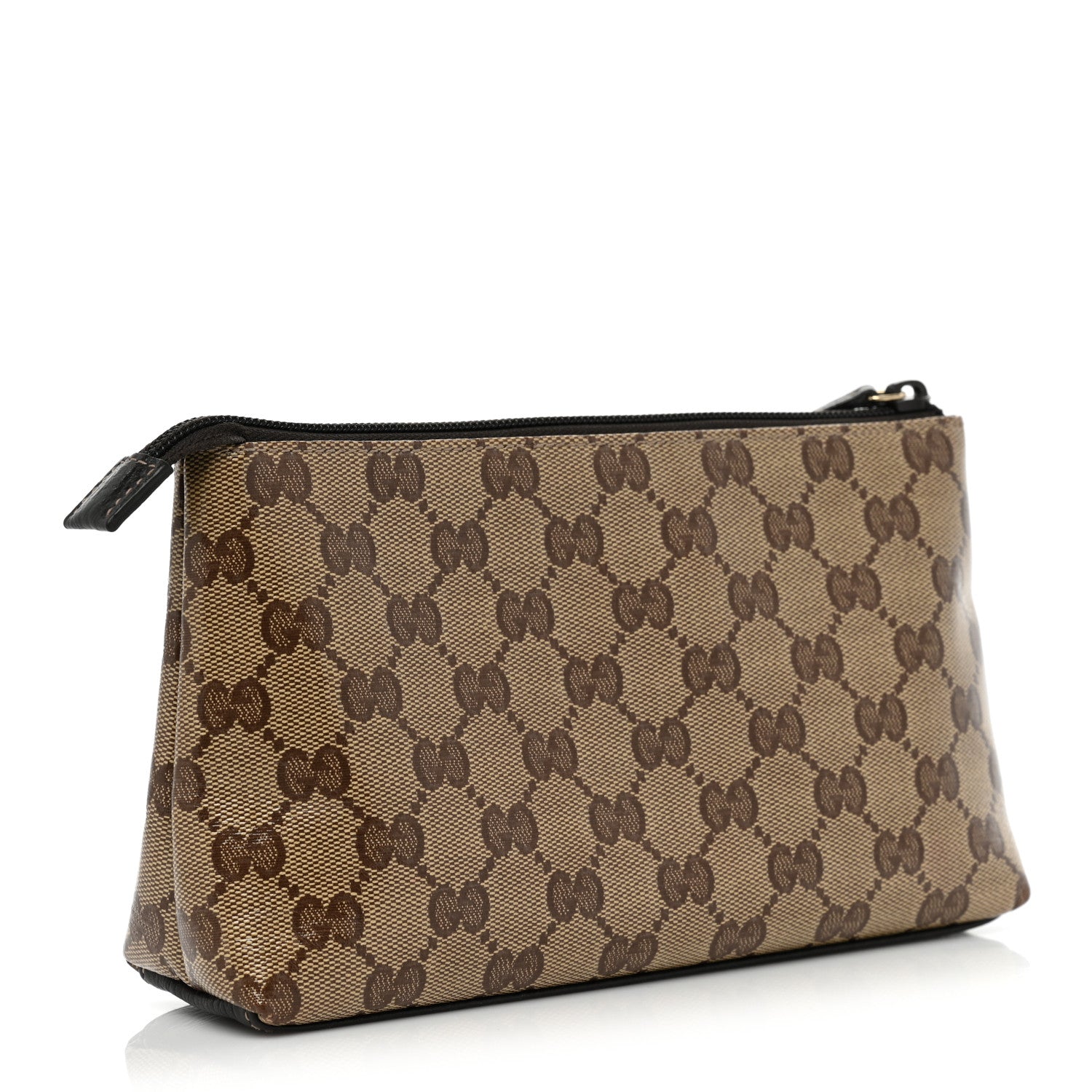 Gucci Crystal Monogram Cosmetic Pouch Dark Brown 3 of 9