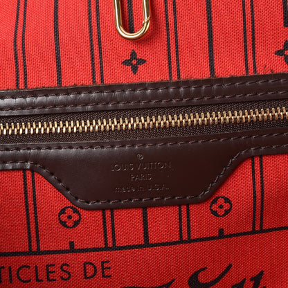 Louis Vuitton Damier Ebene Neverfull MM 6 of 16