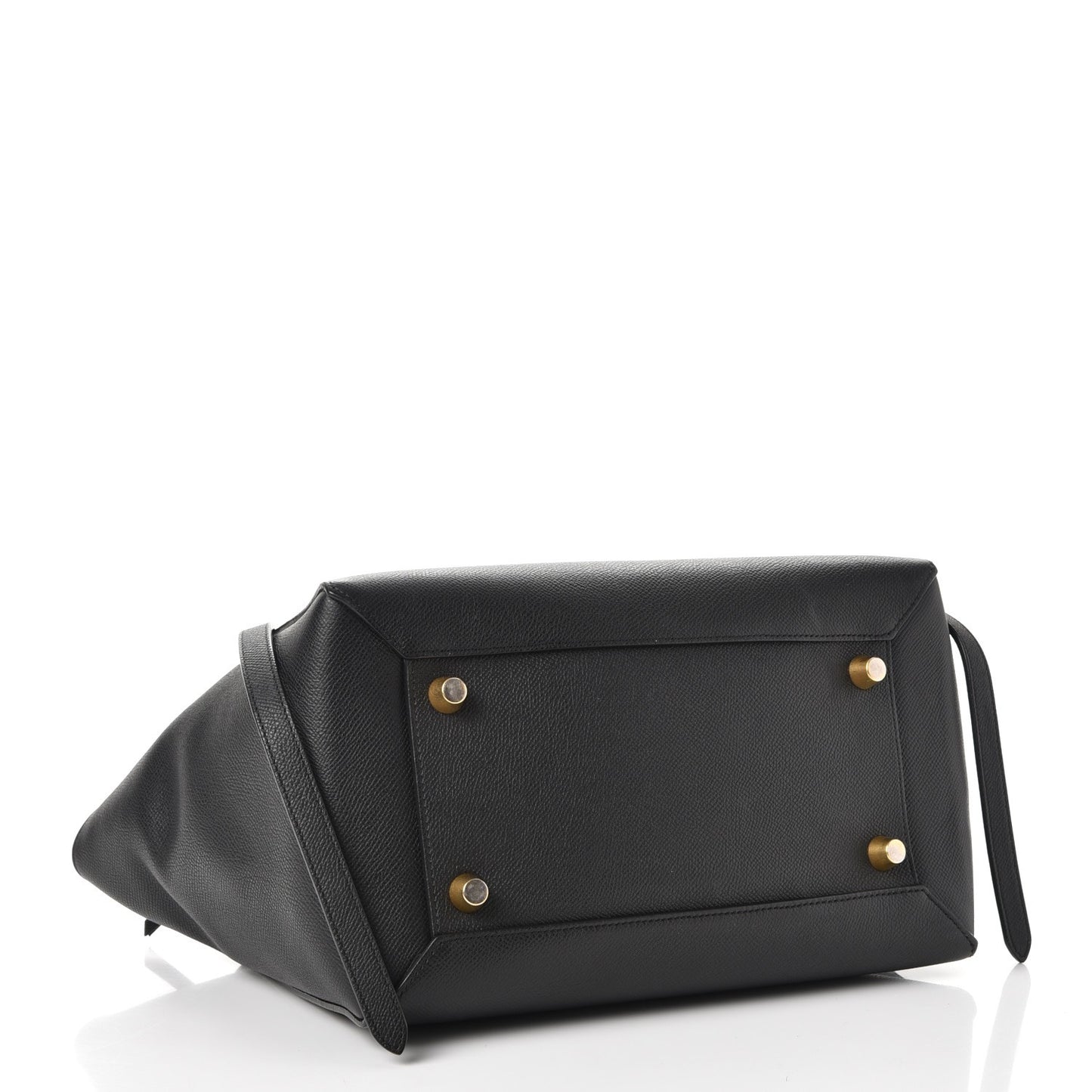 Grained Calfskin Mini Belt Bag Black