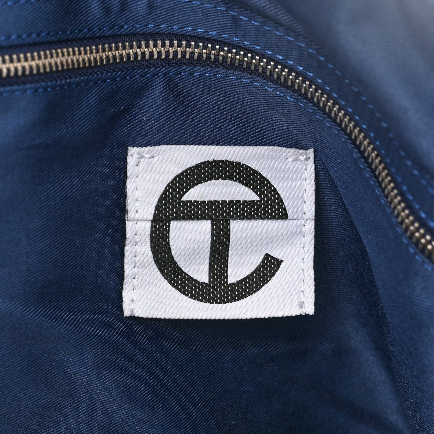 Telfar Metallic Vegan Leather Large Shopping Bag Cobalt 6 of 11