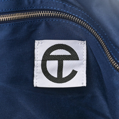 Telfar Metallic Vegan Leather Large Shopping Bag Cobalt 6 of 11