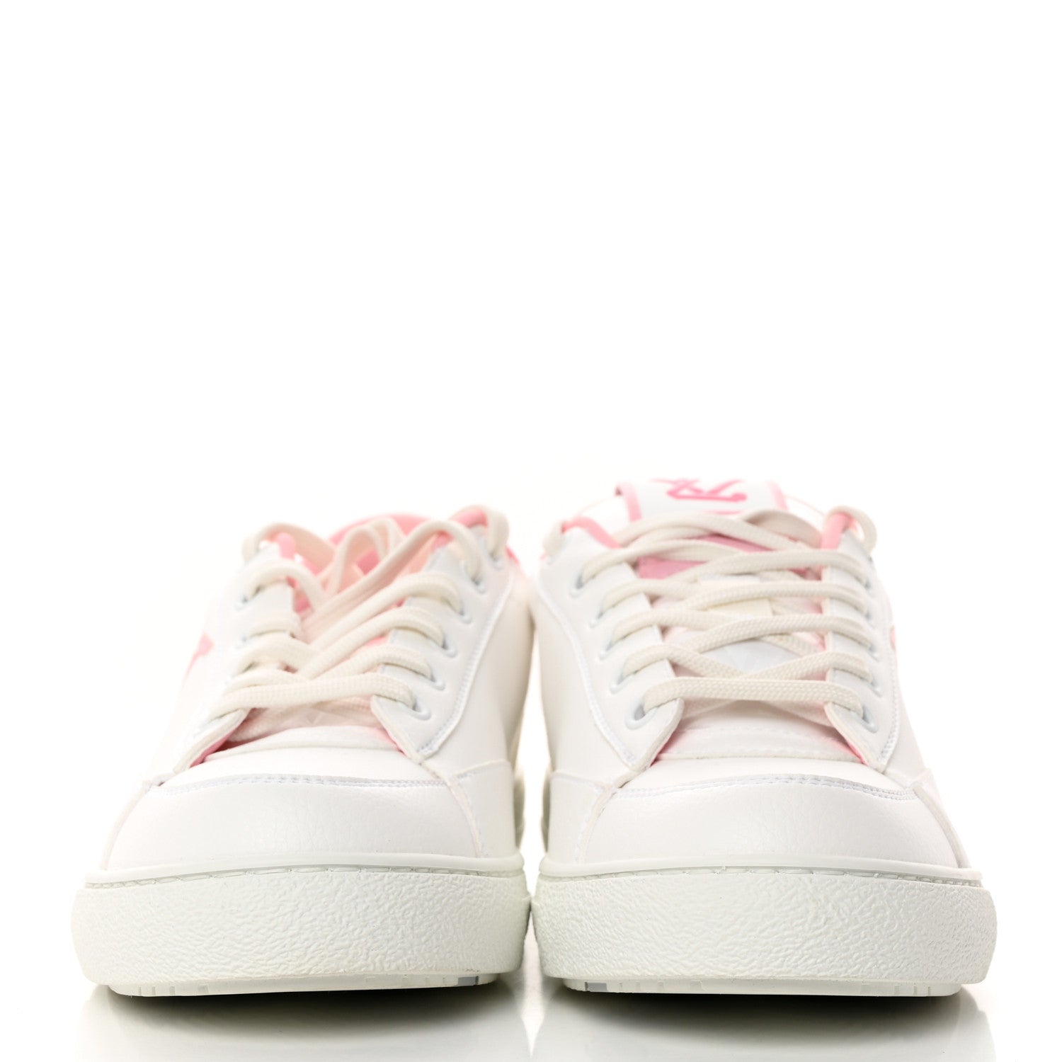 Louis Vuitton Calfskin Charlie Sneaker 39 White Rose Clair 2 of 8