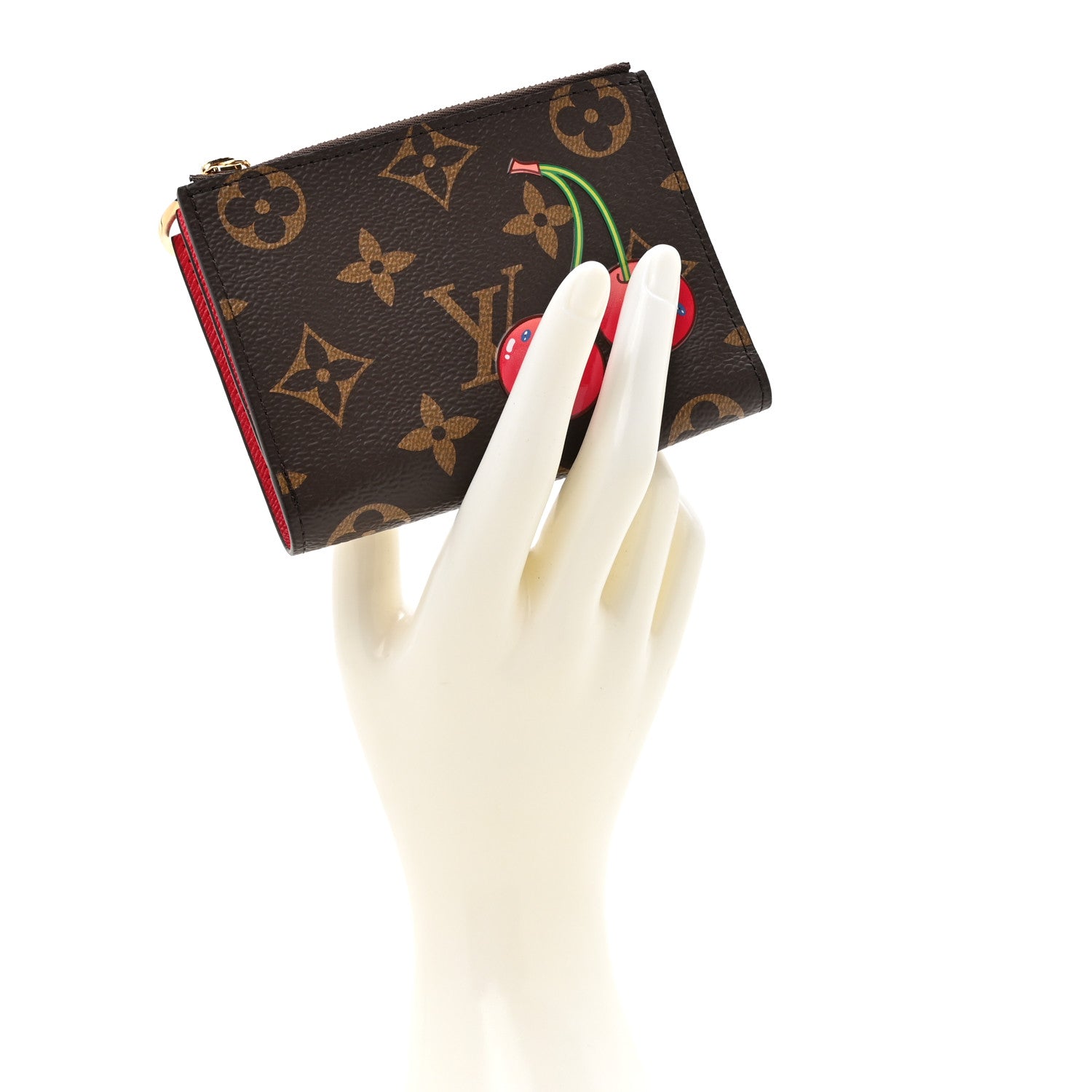 Louis Vuitton LV X TM Monogram Cerises Lisa Wallet 2 of 8