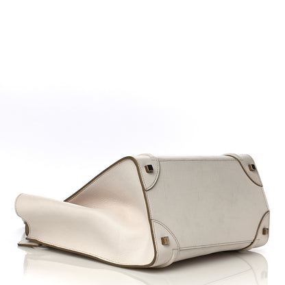 Celine Goatskin Mini Luggage White 3 of 33