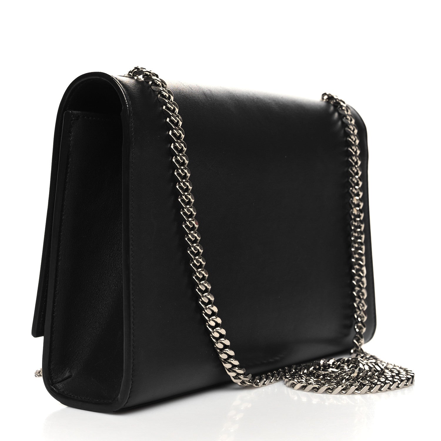 Saint Laurent Smooth Calfskin Medium Classic Monogram Kate Tassel Satchel Black 2 of 12