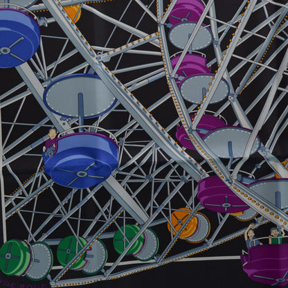 Hermes Silk Grande Roue Scarf 90 2 of 8