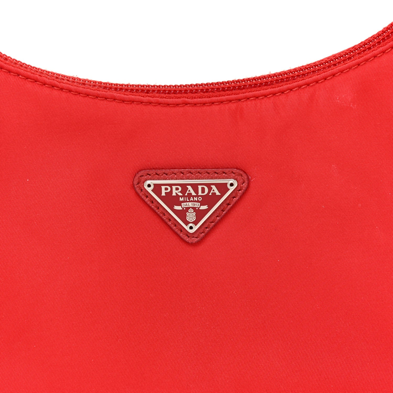 Prada Tessuto Nylon Mini Re-Edition 2000 Bag Rosso 7 of 9