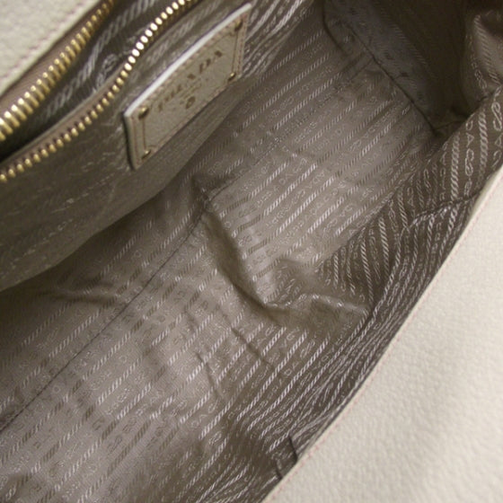Prada Canvas Canapa Embossed Frame Bag 8 of 11