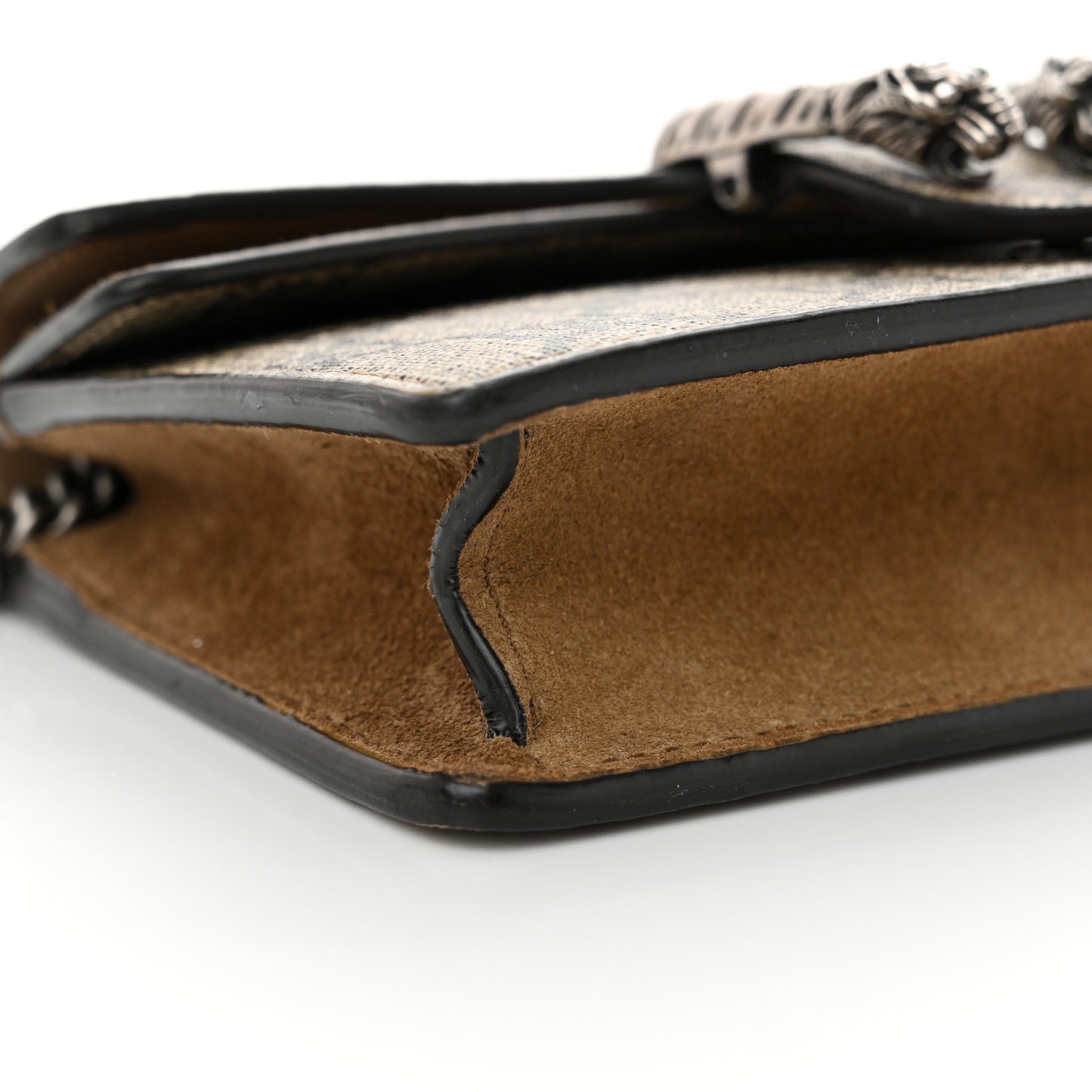 GG Supreme Monogram Super Mini Dionysus Shoulder Bag Taupe
