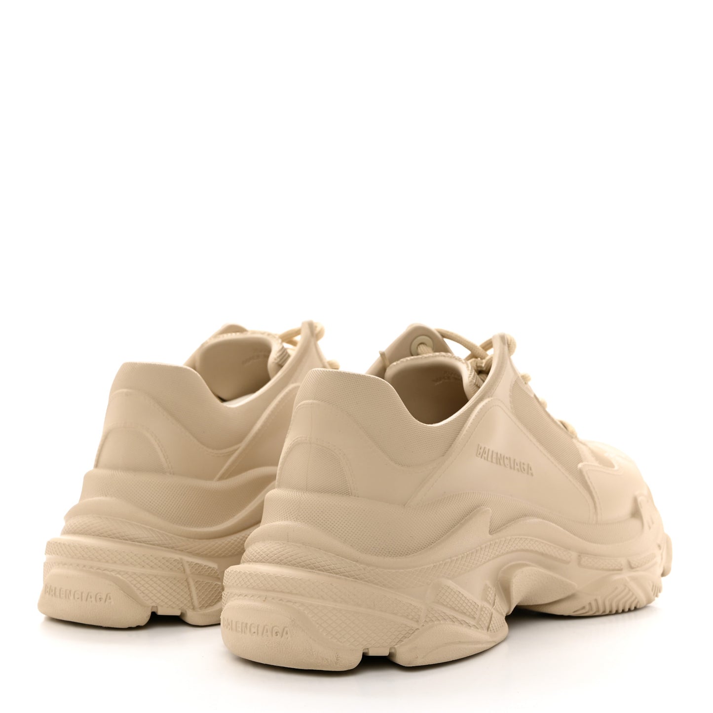 EVA Molded Mens Triple S Sneakers 42 Taupe