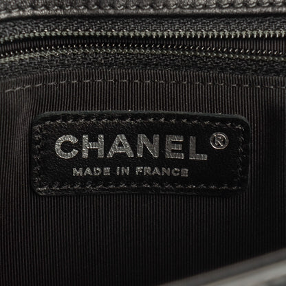 Chanel Glazed Calfskin Medium Boy Flap Black 6 of 8