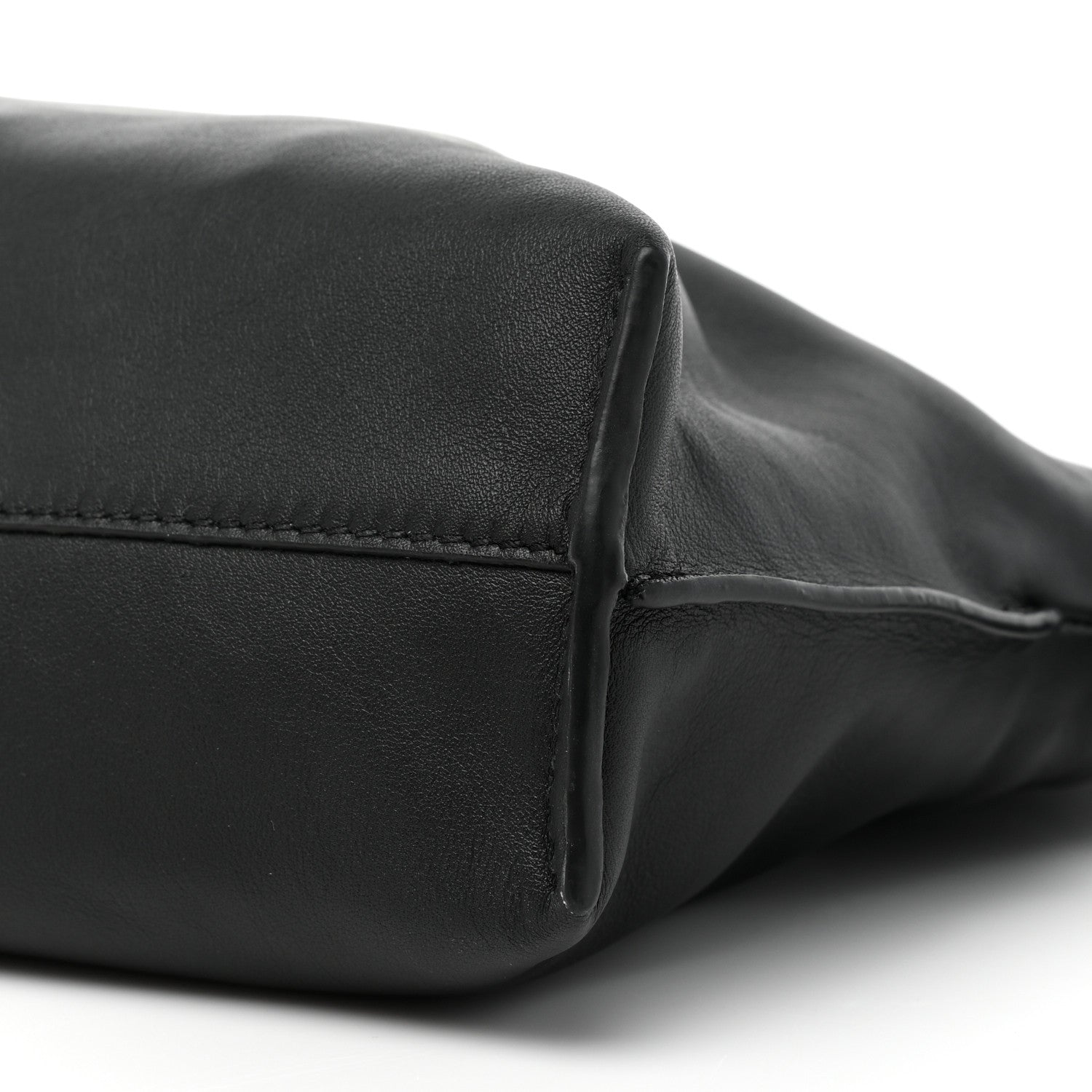 Loewe Calfskin Mini Flamenco Knot Clutch Black 8 of 17