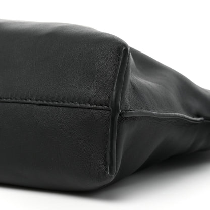 Loewe Calfskin Mini Flamenco Knot Clutch Black 8 of 17