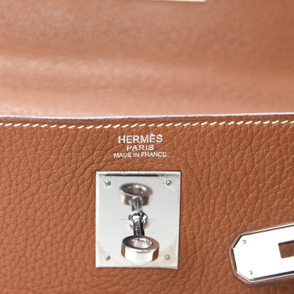 Hermes Taurillon Clemence Kelly Retourne 32 Gold 11 of 13