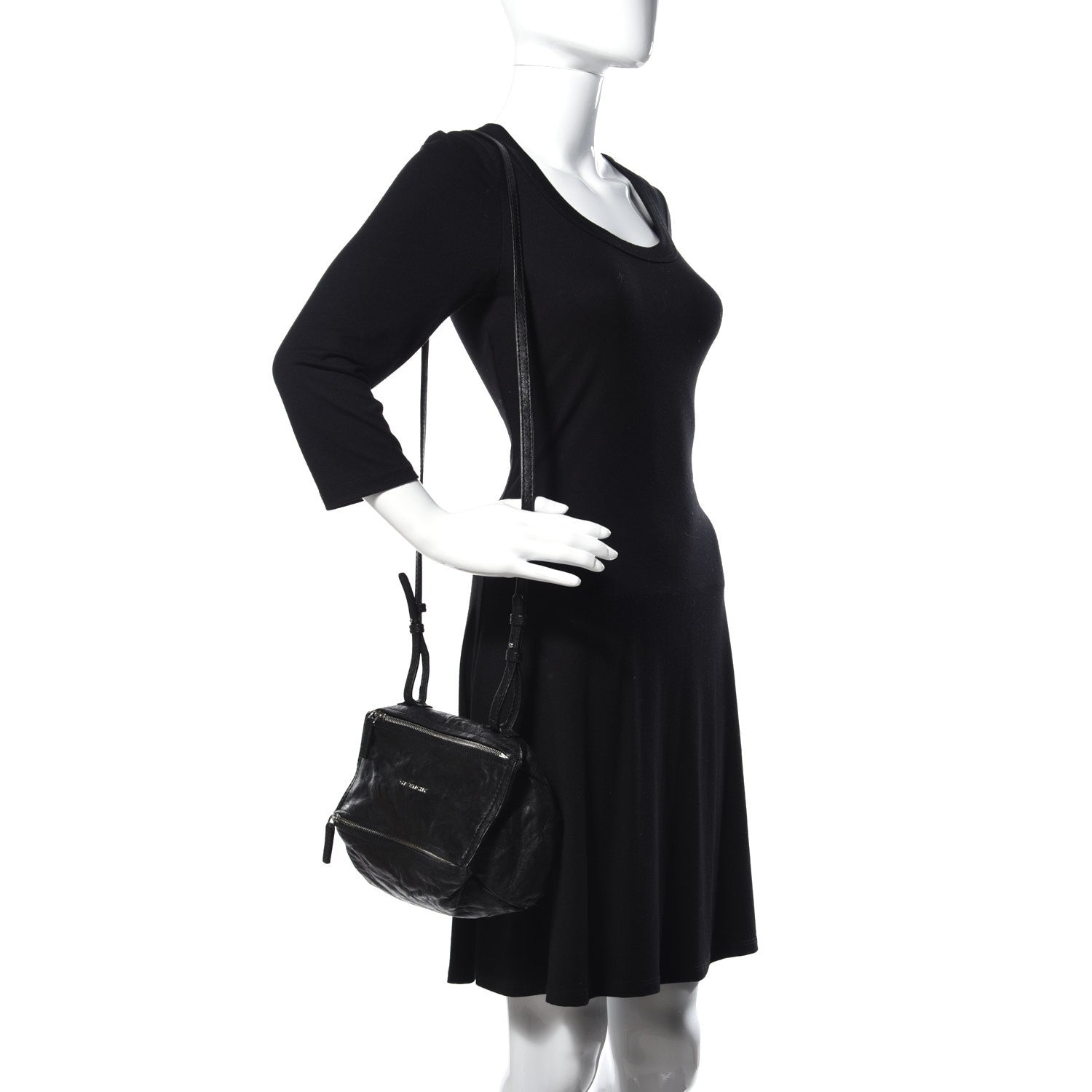Givenchy Tumbled Sheepskin Mini Pandora Black 2 of 16