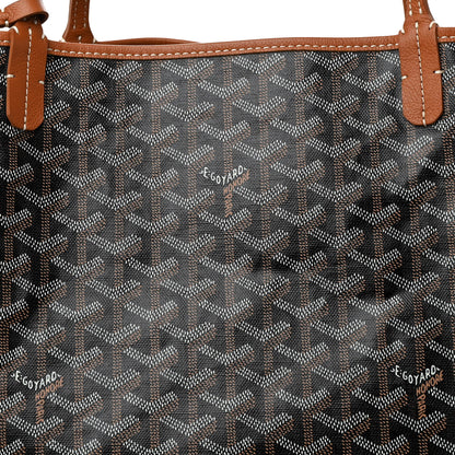 Goyard Goyardine Saint Louis GM Black Gold 8 of 10