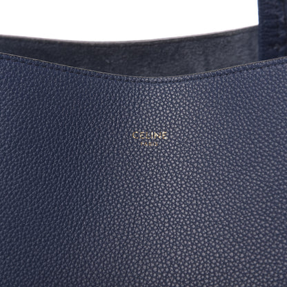 Celine Soft Grained Calfskin Small Belt Cabas Phantom Indigo 10 of 10