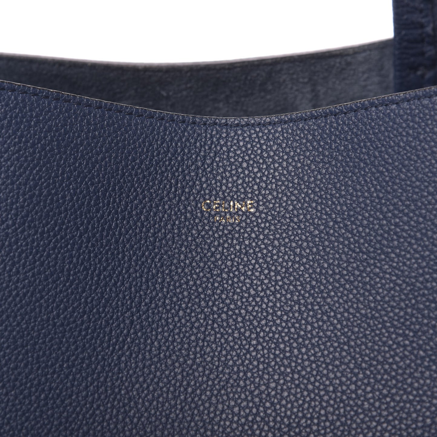 Soft Grained Calfskin Small Belt Cabas Phantom Indigo