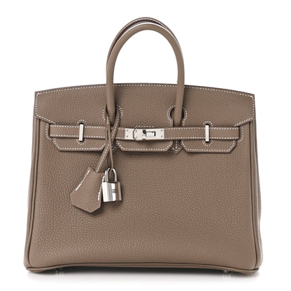 Hermes Togo Birkin 25 Etoupe 1 of 11