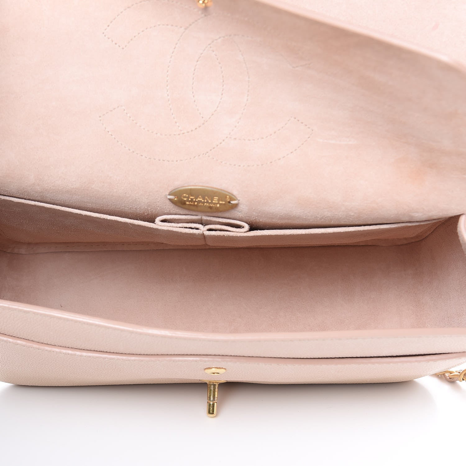 Chanel Grained Calfskin Jumbo Classic Pure Double Flap Nude 5 of 23