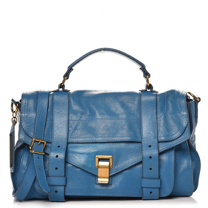 Proenza Schouler Lambskin Medium PS1 Satchel Sky Blue 1 of 13