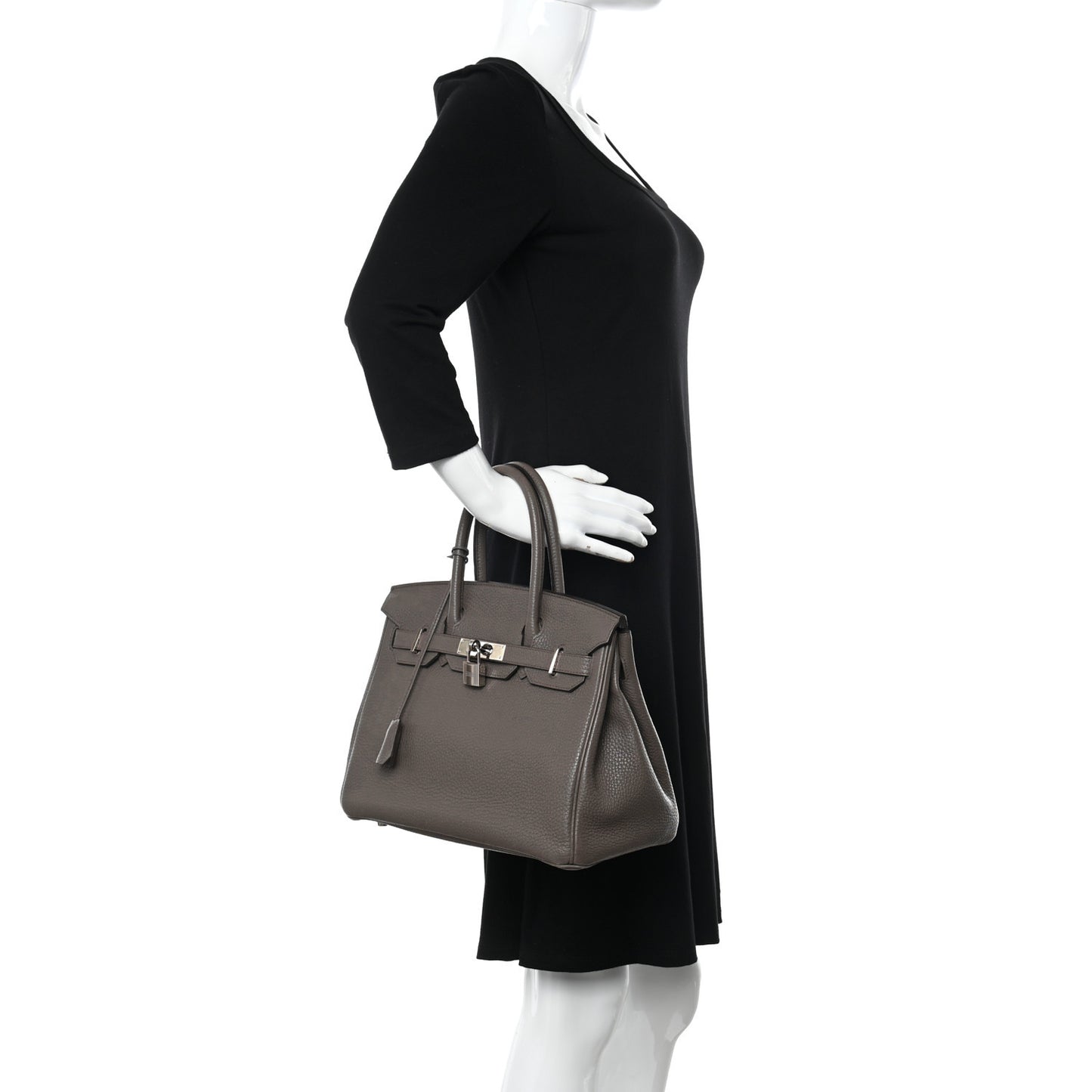 Taurillon Clemence Birkin 30 Etain