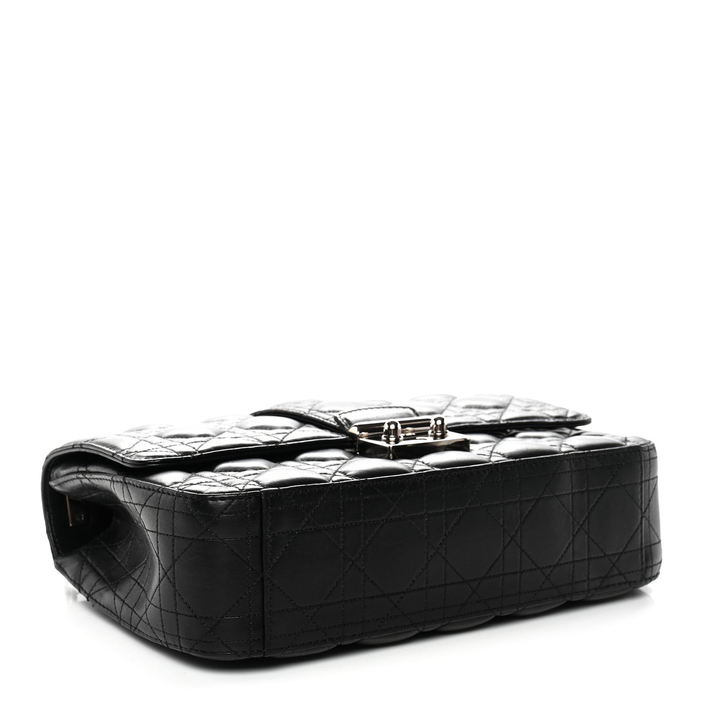 Lambskin Cannage Medium Miss Dior Flap Black