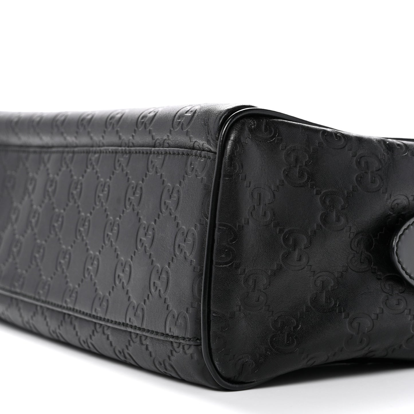 Guccissima Small Boston Black