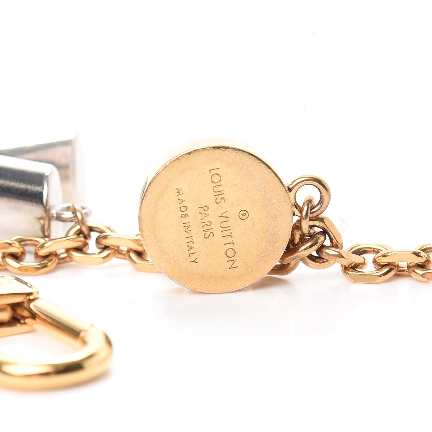 Metal Kaleido V Bag Chain Charm