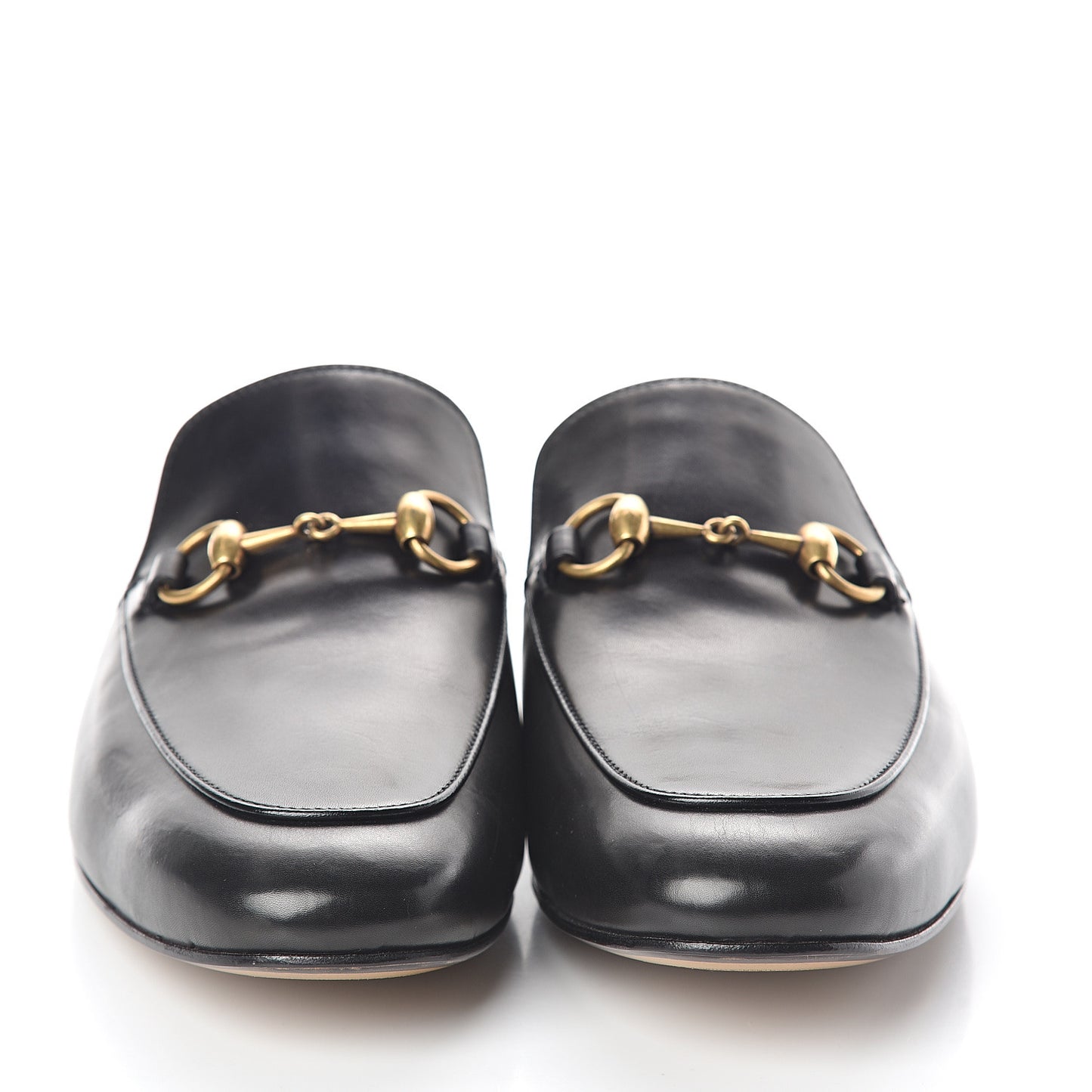 Calfskin Mens Princetown Slippers 8 Black