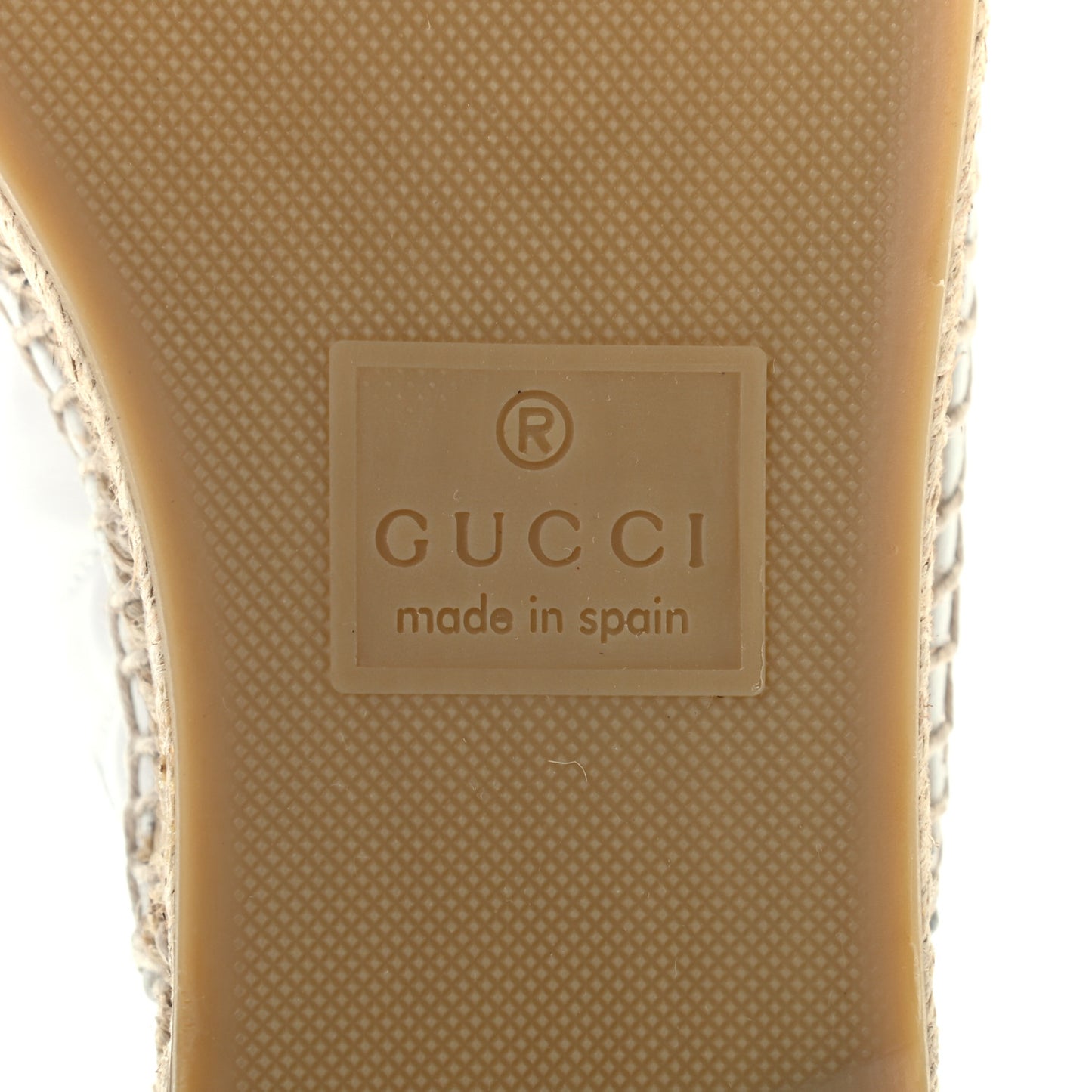 Nappa Matelasse GG Marmont Espadrille Slippers 39 Great White
