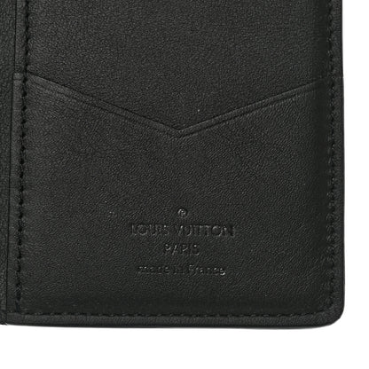 Louis Vuitton Calfskin Monogram Shadow Pocket Organizer Black 5 of 8