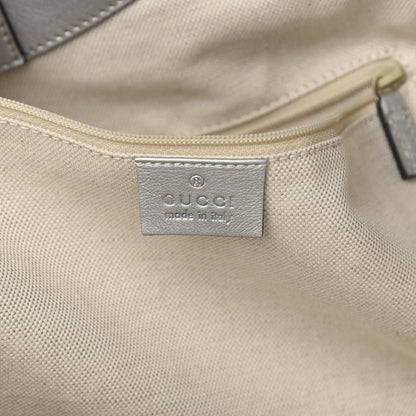 Gucci Guccissima Large Sukey Tote Silver 5 of 9